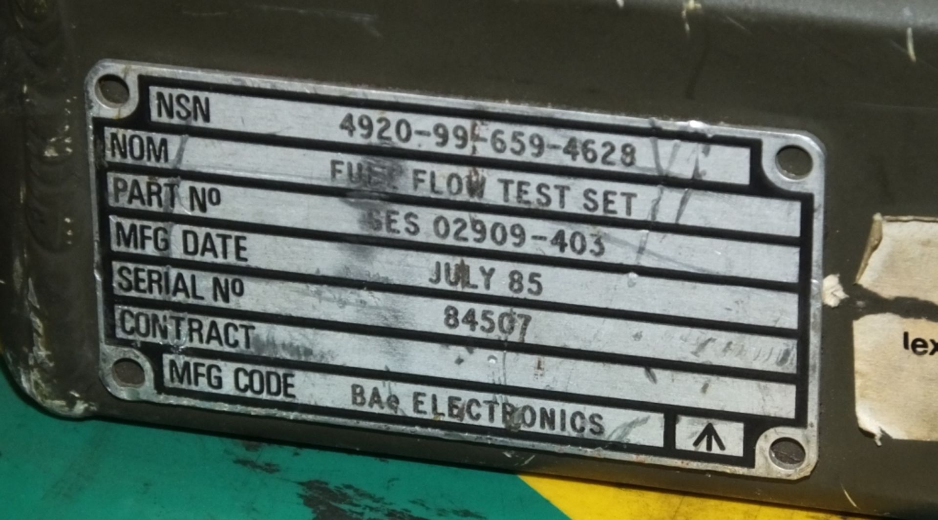 Fuel Flow Test Set NSN 4920-99-659-4628 - Image 3 of 4