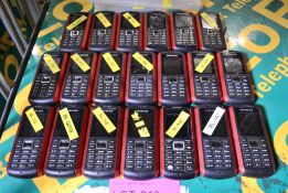 20x Samsung B2100 Mobile Phones - Batteries & backs may be missing.