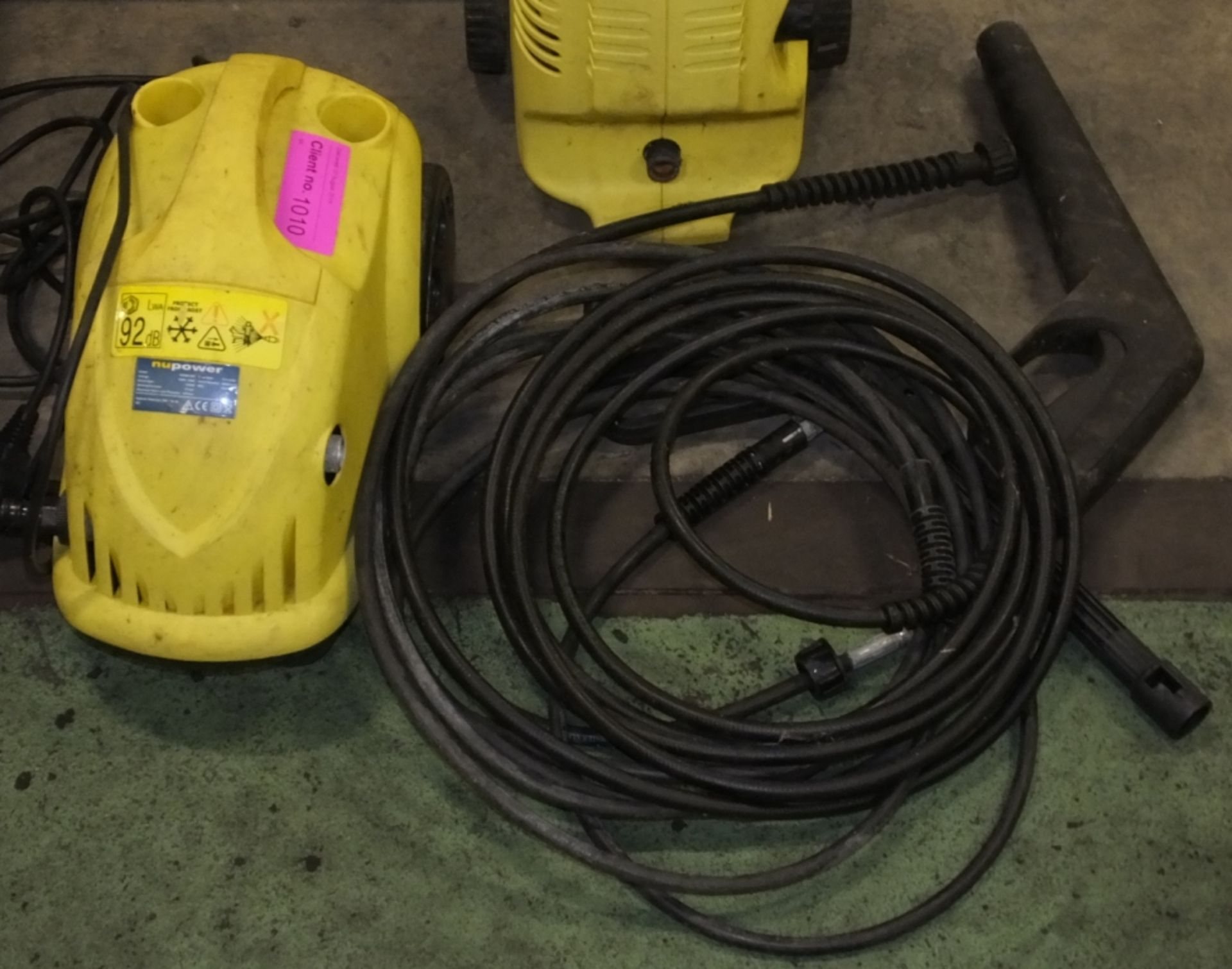 Nu Power Pressure Cleaner, Power Craft Pressure Cleaner with hoses - As Spares - Image 2 of 4