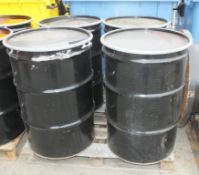 4x 45 Gallon Steel Drums