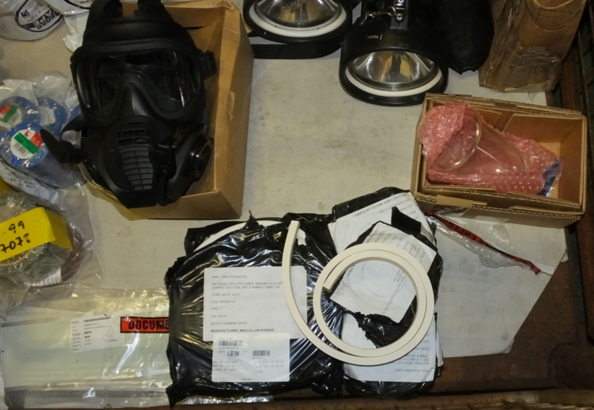Tool box, Panel resin, Dragon Searchlights, Tape, Hose assemblies, Safety Mask - Image 5 of 5
