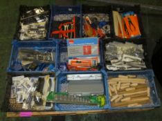 3 Trays of Various Tools
