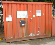 Hazardous Substance Single Door Cabinet - Bunded Floor - £5+VAT lift out charge applied to this lot