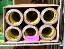 2x Boxes of 3M Scotch Brown Sealing Tape 100mm x 66m -18 Rolls per box.