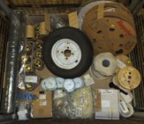 Valves, Switches, Filters, Electrical Cable 1mm, Pipe Adaptor, Trailer Wheel 145R10 74N, H