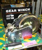 2000LB / 900kg - Hand Operated Gear Winch