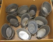 23x Heavy Duty Oval Cooking Pots