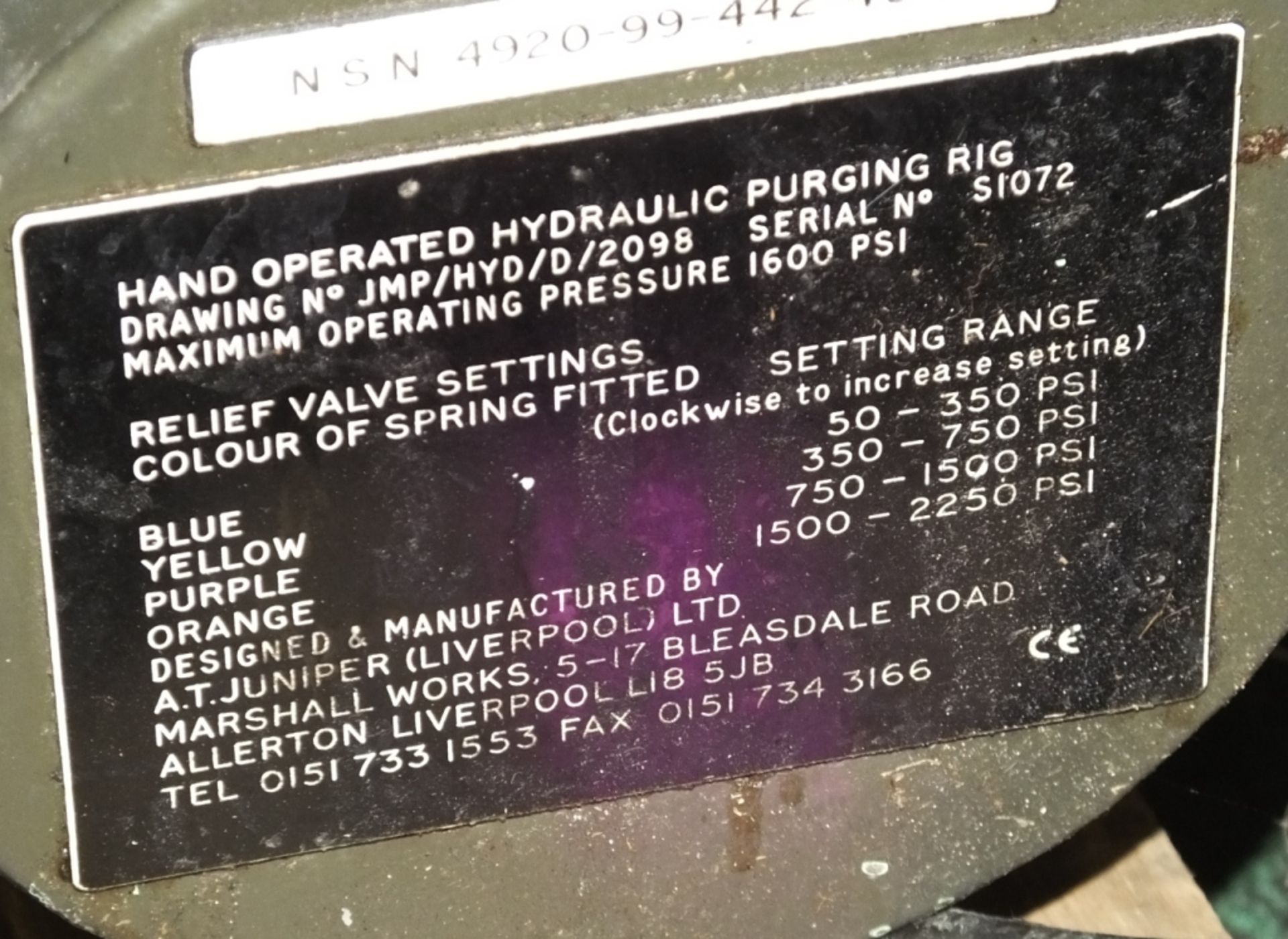 Juniper Hydraulic Pump - HSZ 115 001 - Image 4 of 4
