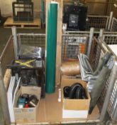 Space Heater For Spares, Pressure Plastic Sheet, Box of A3 paper, Pace Flexi Hose Spares,