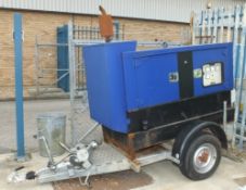 Trailer Mounted Scorpion Generator FG29 - 27KVA - 21.6 KW - 230V - 50hz