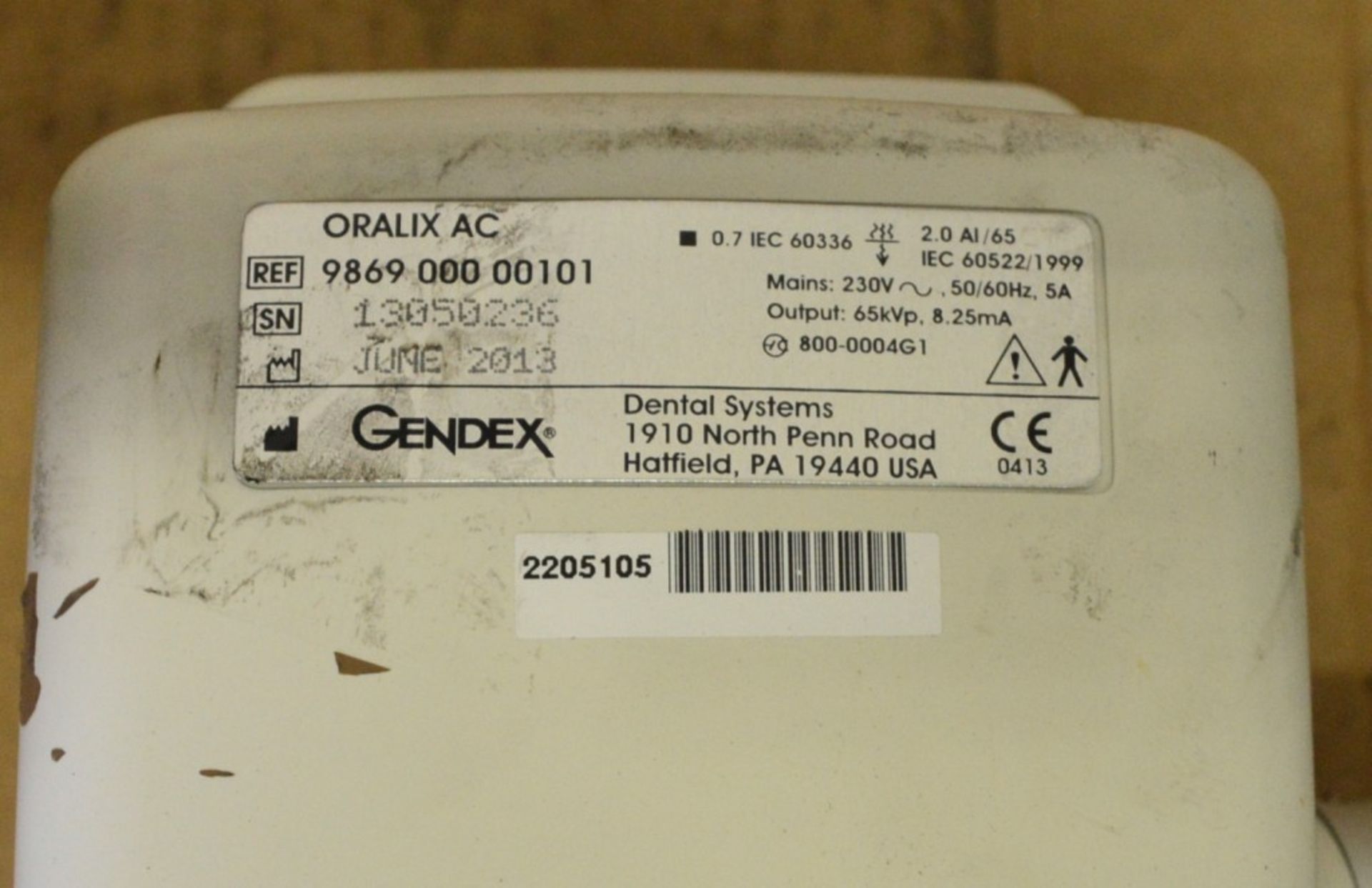 Gendex Oralix AC X-Ray Head Unit - Image 2 of 2