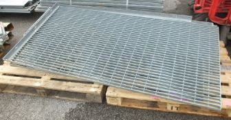 2 Sections of Grid / Spillage Galvanised Flooring