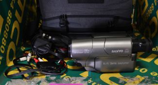Sanyo VM-EX580P 8mm Camcorder - Working.