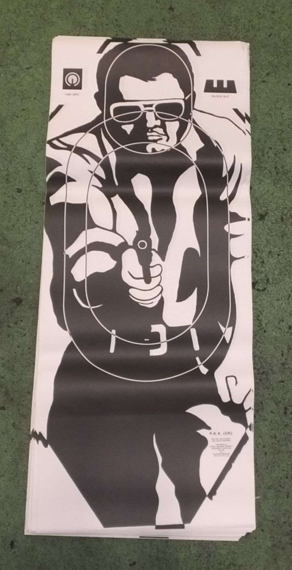 100x Full Size Shooting Paper Targets