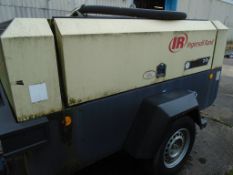 2008 INGERSOLL RAND MODEL 7/71 MOBILE SINGLE AXLE DIESEL COMPRESSOR