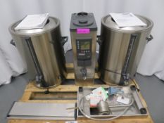 UNUSED BRAVILOR BONAMAT B-10 HW COMMERCIAL 3 PHASE BULK COFFEE BREWER