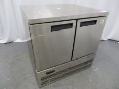 WILLIAMS MODEL H10CT AZTRA 2001 S/S TWO-DOOR REFRIGERATED COUNTER