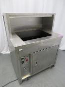 MOBILE S/S HOT DECK/HOT CUPBOARD SERVING COUNTER