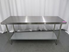 VOGUE S/S PREP TABLE WITH UNDERTIER