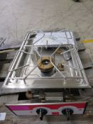 UNUSED SALVIS MODEL BKG/2 COUNTER TOP GAS TWO-BURNER HOB