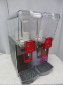 UNUSED UGOLINI ARTIC DELUXE MODEL 12/2 AA COUNTER TOP JUICE DISPENSER