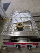 UNUSED SALVIS MODEL BKG/2 COUNTER TOP GAS TWO-BURNER HOB