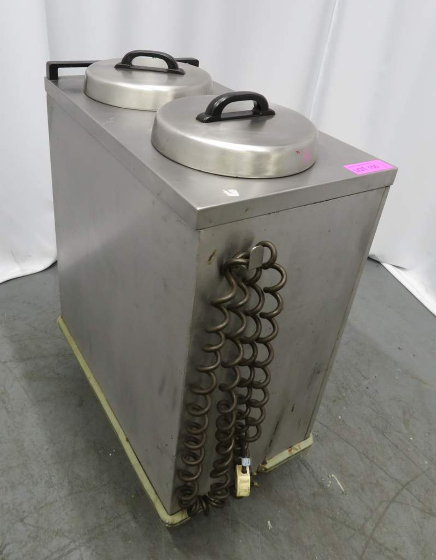 MOFFAT PORTABLE STAINLESS STEEL TWIN PLATE WARMER; MODEL H/P/2; 240V