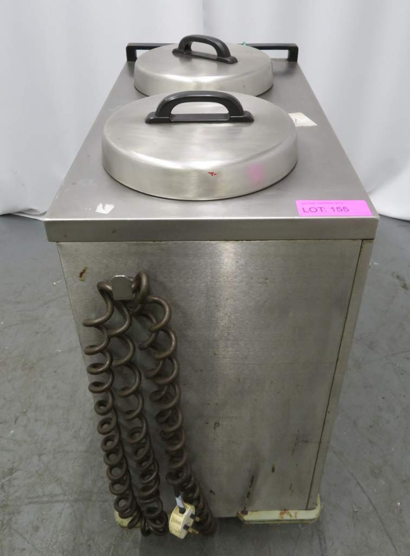 MOFFAT PORTABLE STAINLESS STEEL TWIN PLATE WARMER; MODEL H/P/2; 240V - Image 2 of 5