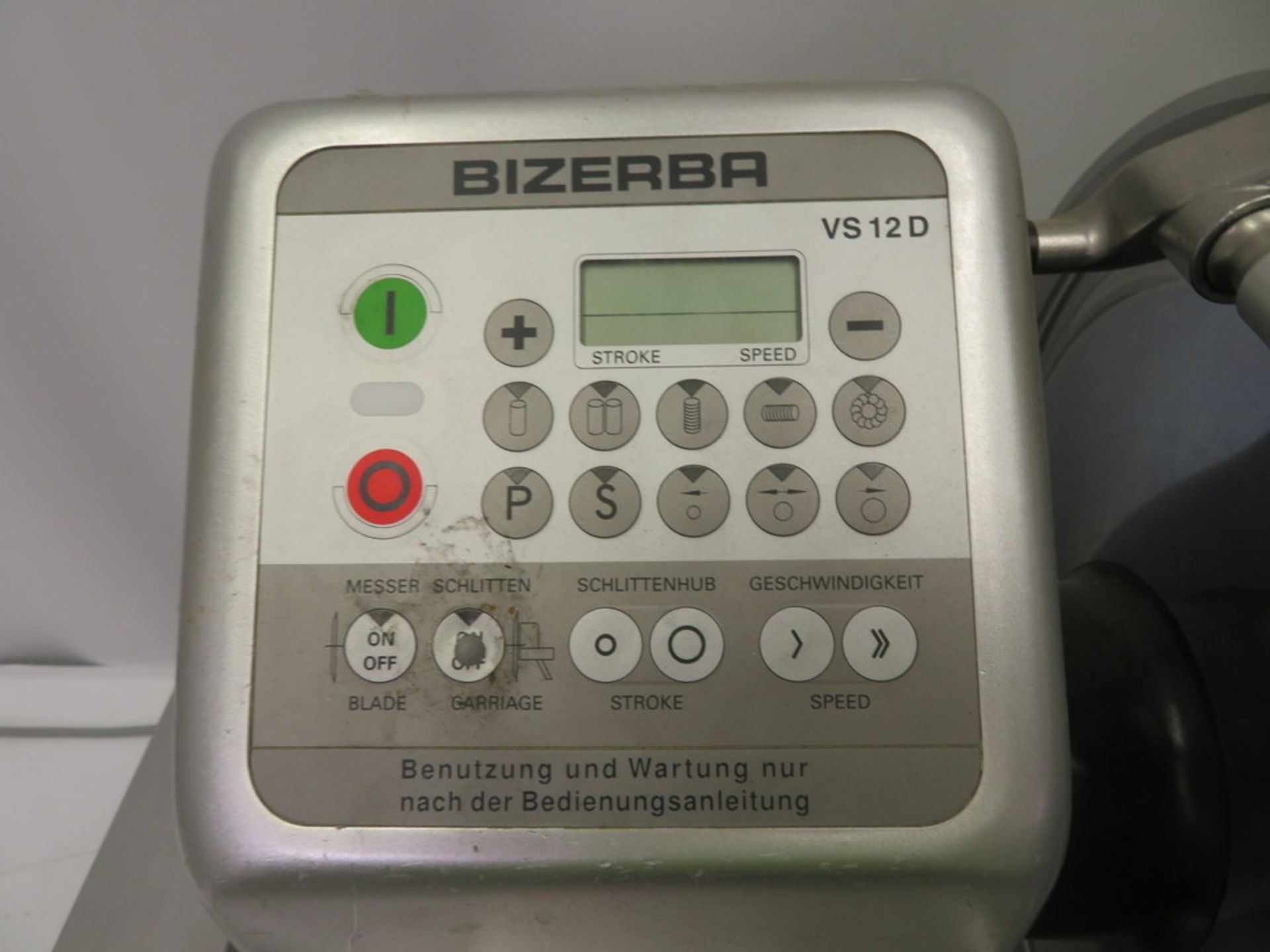 BIZERBA MODEL VS 12 D AUTOMATIC VERTICAL MEAT SLICER - Image 3 of 8