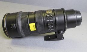 Nikon AF-S - VR Nikkor Lens ED 70-200mm - 1:2.8G - serial 466047