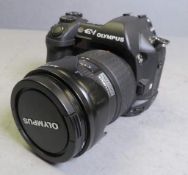 Olympus E-1 Digital Camera, Olympus Zuiko Digital Lens 14-54mm 1:2.8-3.5, LH-70 Lens Hood.
