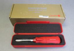 Visible Dust Arctic Butterfly 724 Red battery operated brush in case