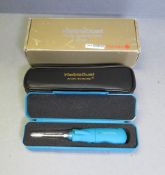 Visible Dust Arctic Butterfly 724 Blue battery operated brush in case