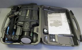 Panasonic M40 Video Camera - accessories, carry case