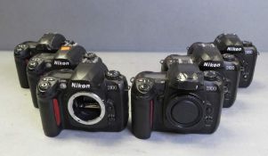 7x Nikon D100 camera bodies - no batteries