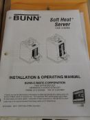 BUNN SOFT HEAT BEVERAGE SERVER