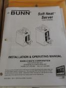 BUNN SOFT HEAT BEVERAGE SERVER