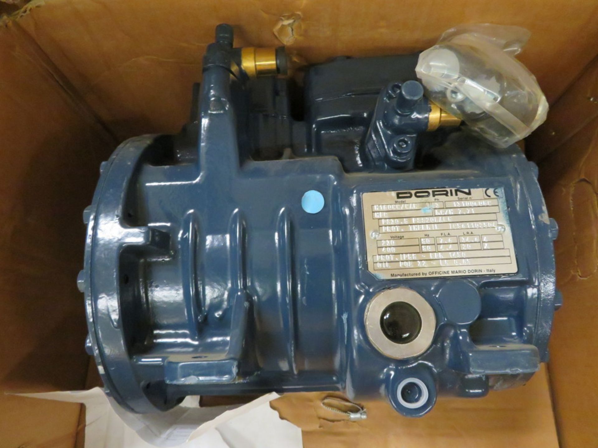 DORIN MODEL H180CC/CAR COMPRESSOR-BOTH SIDES; 3 PHASE