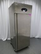 TEFCOLD GASTRO LINE MODEL RK710 S/S UPRIGHT SINGLE-DOOR FRIDGE