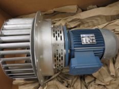 LAFERT TYPE ST80 C4U 3-PHASE MOTOR AND FAN ASSY