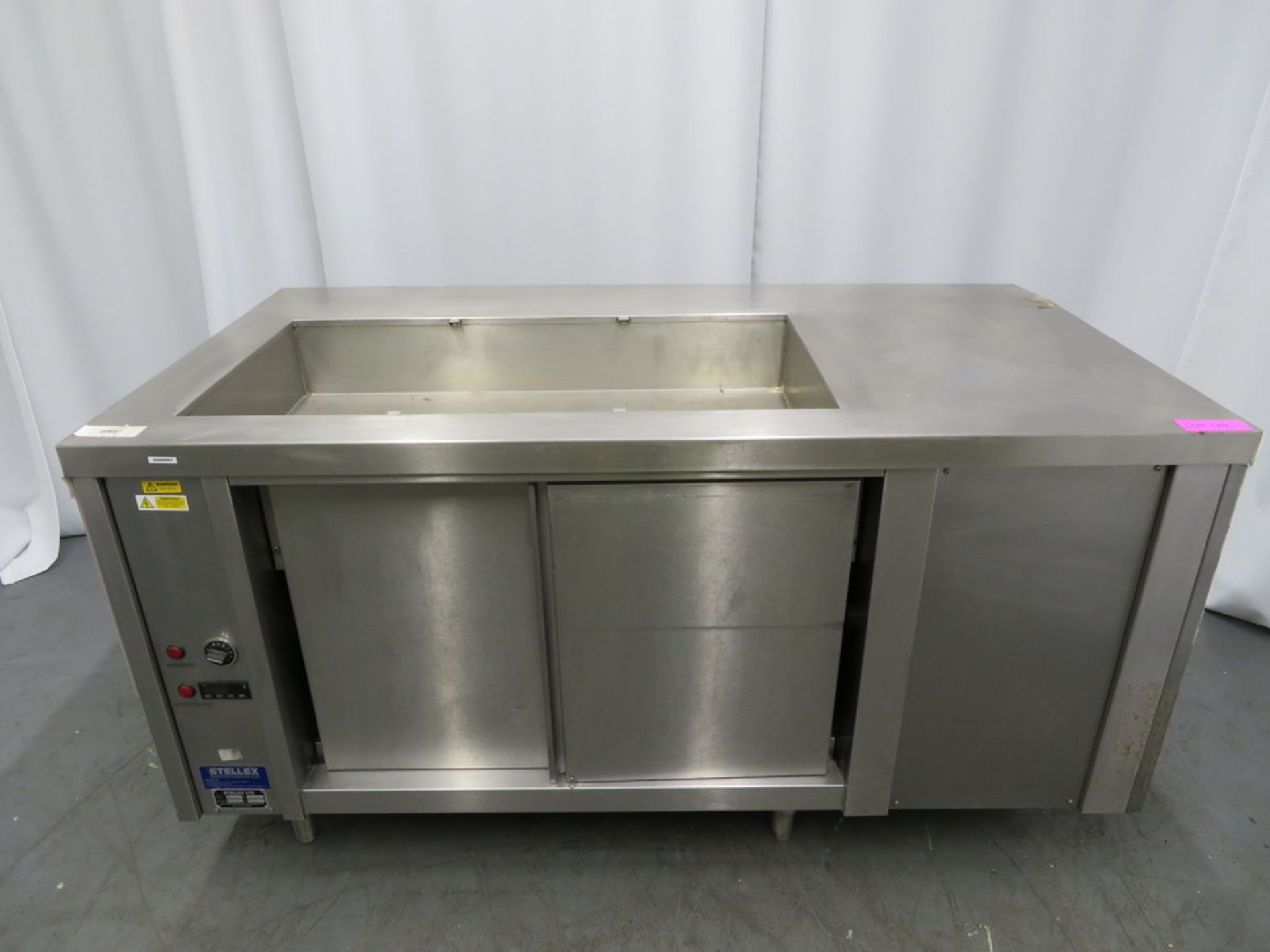 STELLEX S/S BAIN MARIE COUNTER AND HOT CUPBOARD