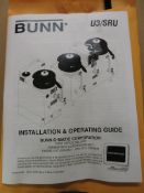 BUNN BUNN-O-MATIC U3/SRU COMMERCIAL BULK BREWER