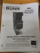 BUNN BUNN-O-MATIC MHGA UNIT FOR USE WITH SMART FUNNEL