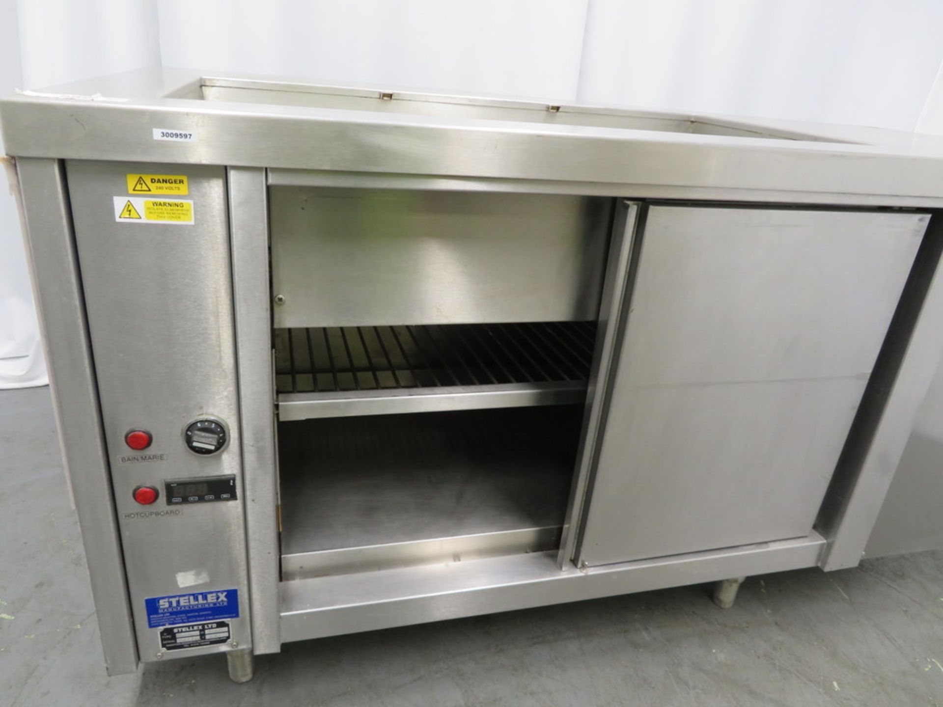 STELLEX S/S BAIN MARIE COUNTER AND HOT CUPBOARD - Image 4 of 6