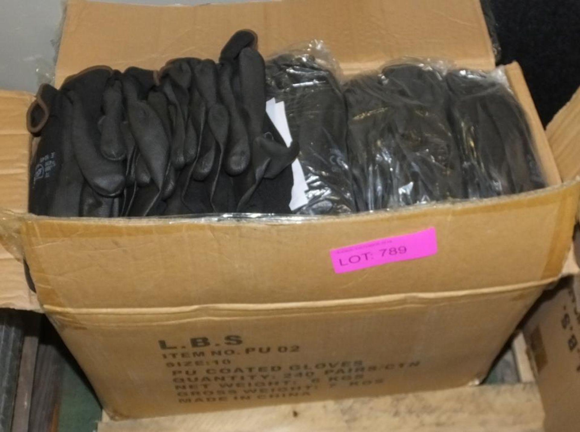 PU Coated Gloves - Size 10 - 240 Pairs