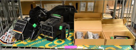 2x Polaroid Miniportrait cameras, Film Cassette holders