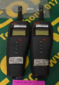 2x Rotronic Hygropalm Test Units