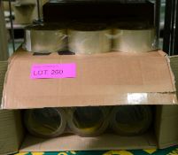 3M Scotch Box Sealing Clear Tape 48mm x 66m - 36 Rolls per Box