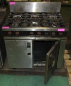 6 ring Cooker & Oven