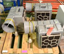 3x Siverbox SBPF 1.5 Inflatable Blower Units 110v